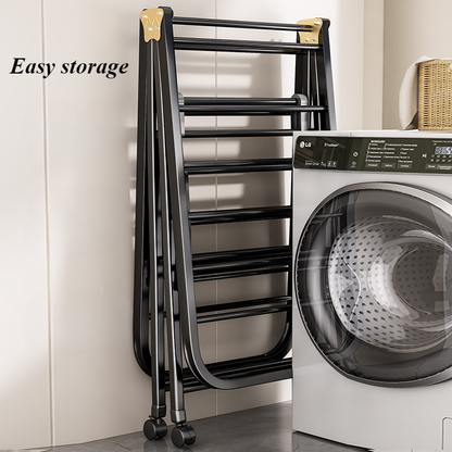 3-Tier Folding Stainless Steel Laundry Drying Rack