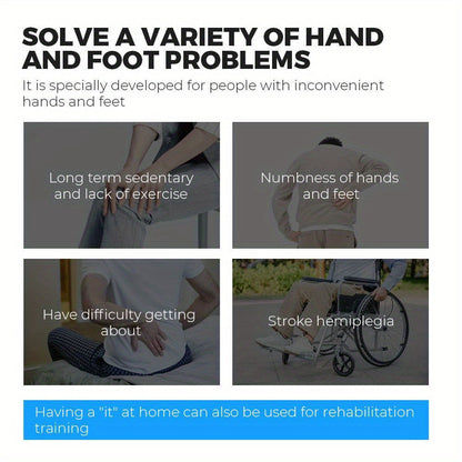 Seated Leg Exerciser Physiotherapy Machine for Seniors(Blue)