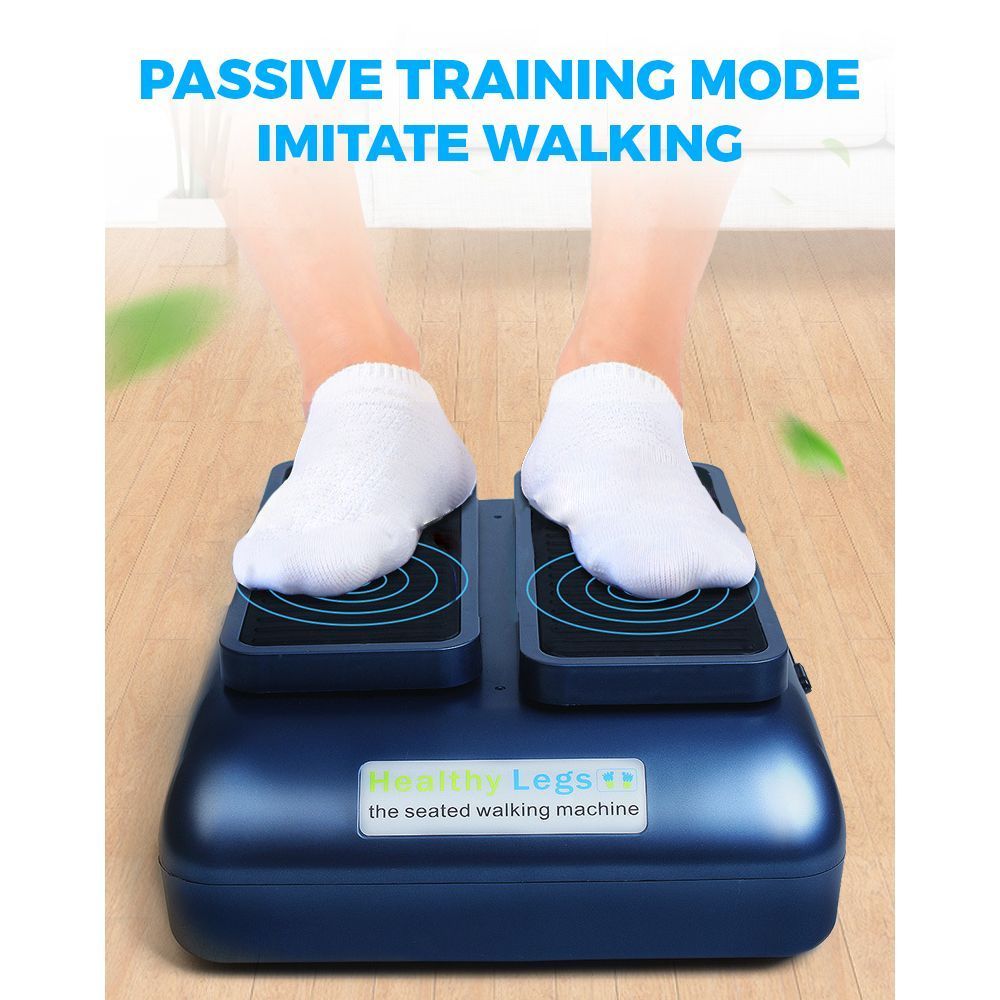 Seated Leg Exerciser Physiotherapy Machine for Seniors(Blue)