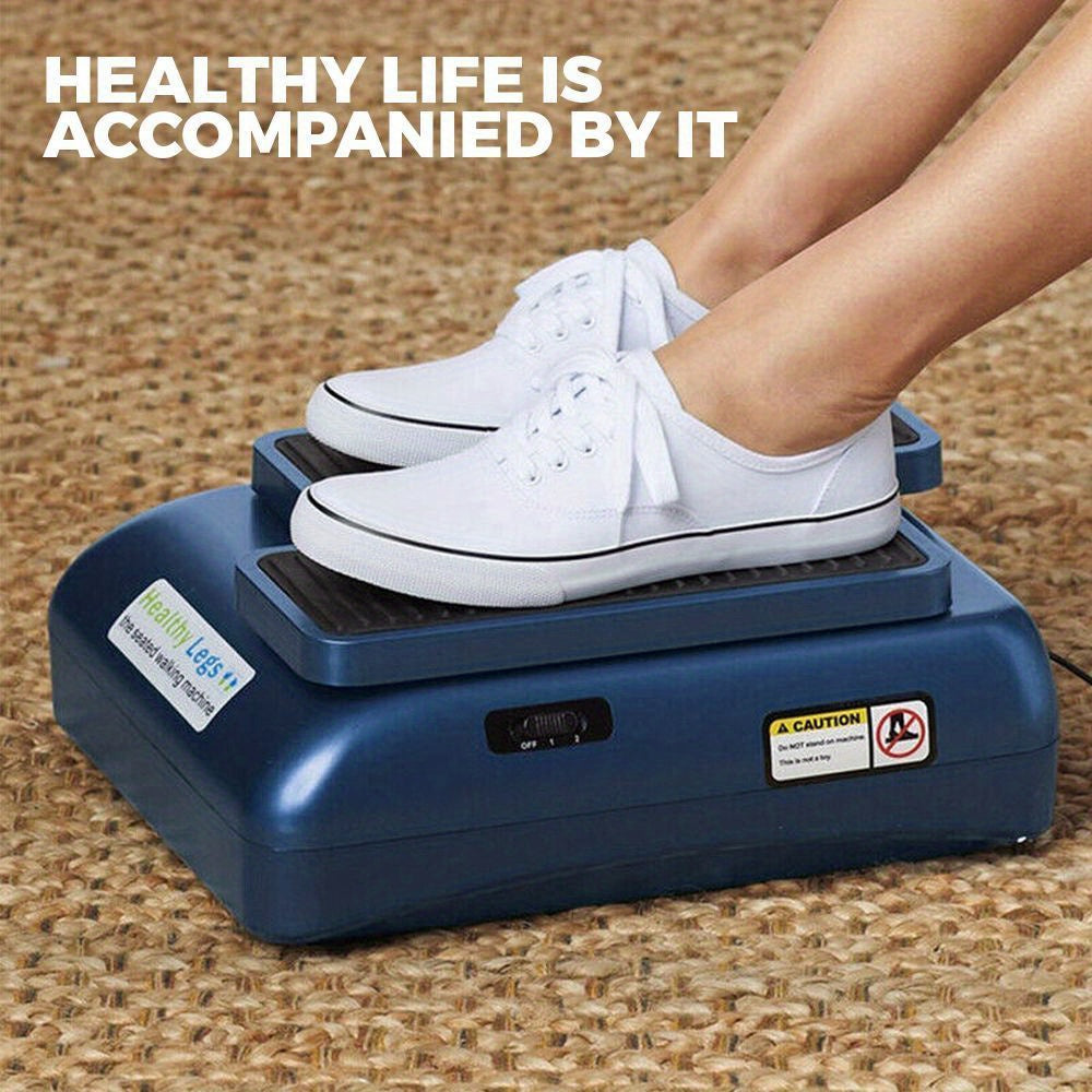 Seated Leg Exerciser Physiotherapy Machine for Seniors(Blue)