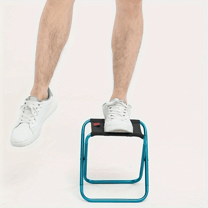 Ultra-Light Folding Aluminum Camping Chair with Storage