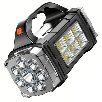 Ultra-Bright LED Solar Rechargeable Searchlight (2200W)