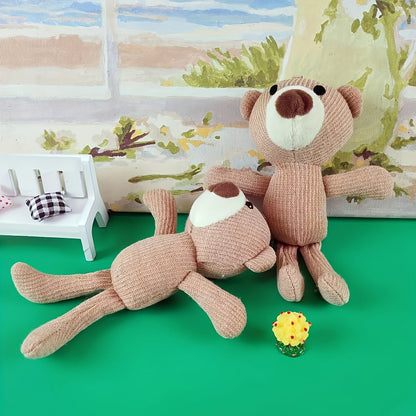 Plush Animal Print Teddy Bear Toy