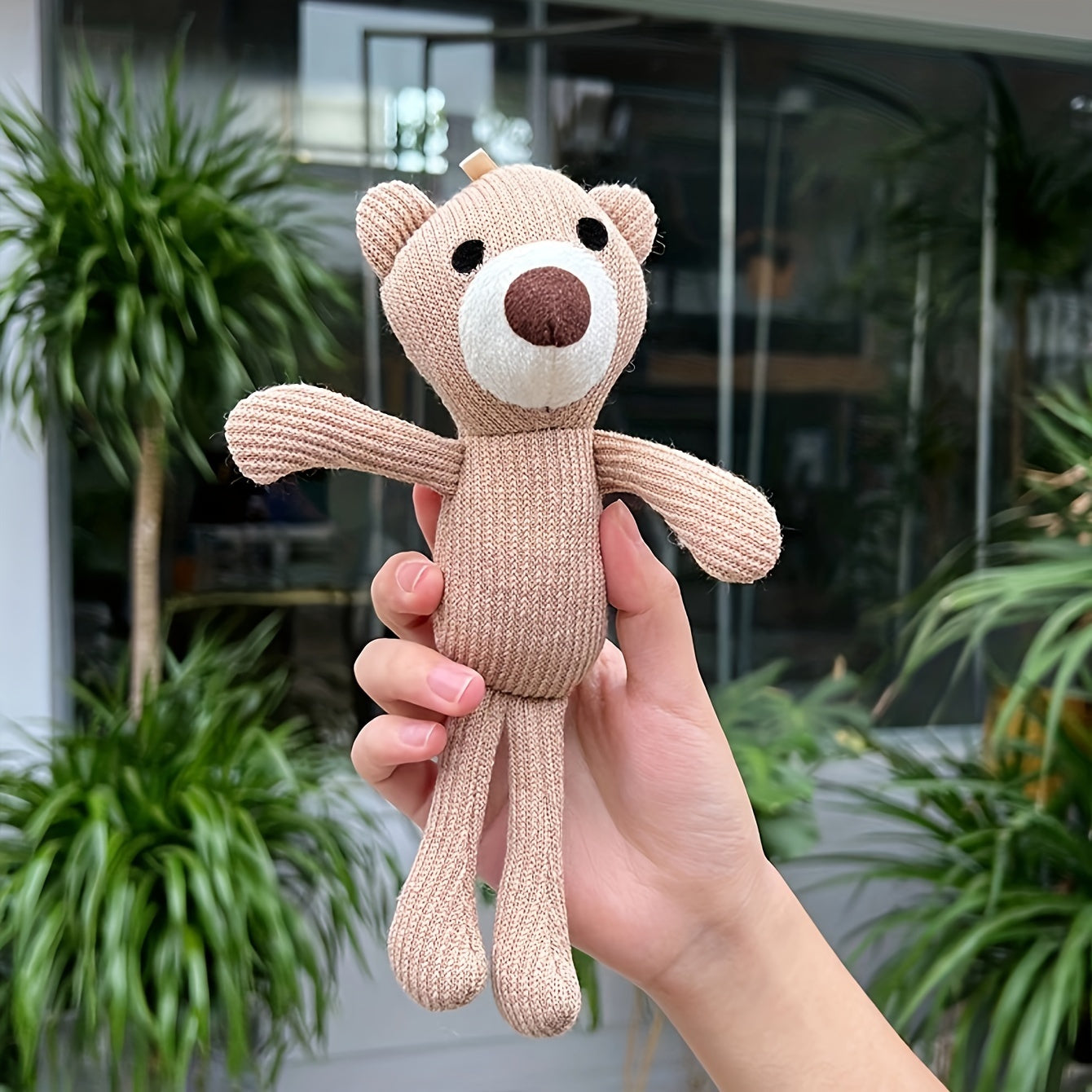 Plush Animal Print Teddy Bear Toy