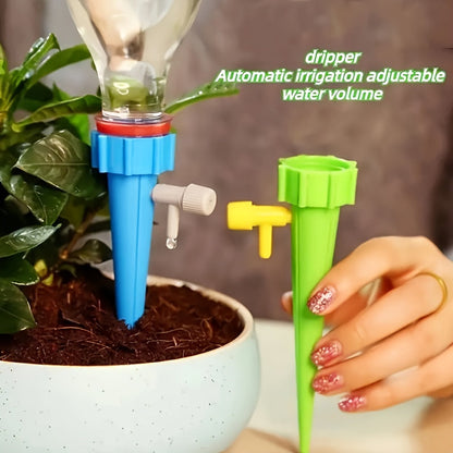 Adjustable Flow Plant Watering Drippers