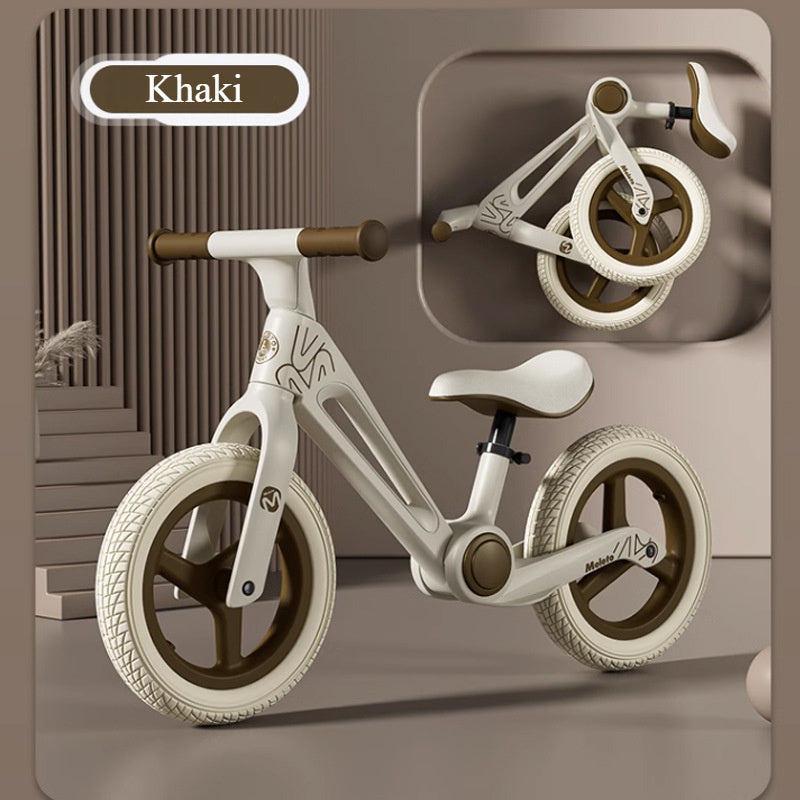 Kids Balance Bike Fiberglass Frame Wheels
