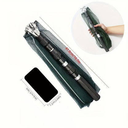 Ultra-Light Foldable Fishing Net with Telescopic Handle