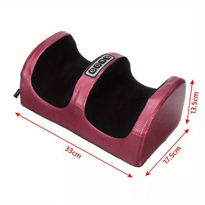 Foot Massager Machine – Electric Heated Kneading(Red)