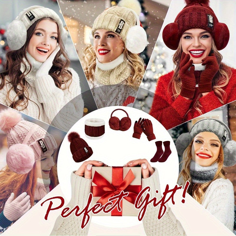 Winter Sports Knit Set Accessories (5-in-1)