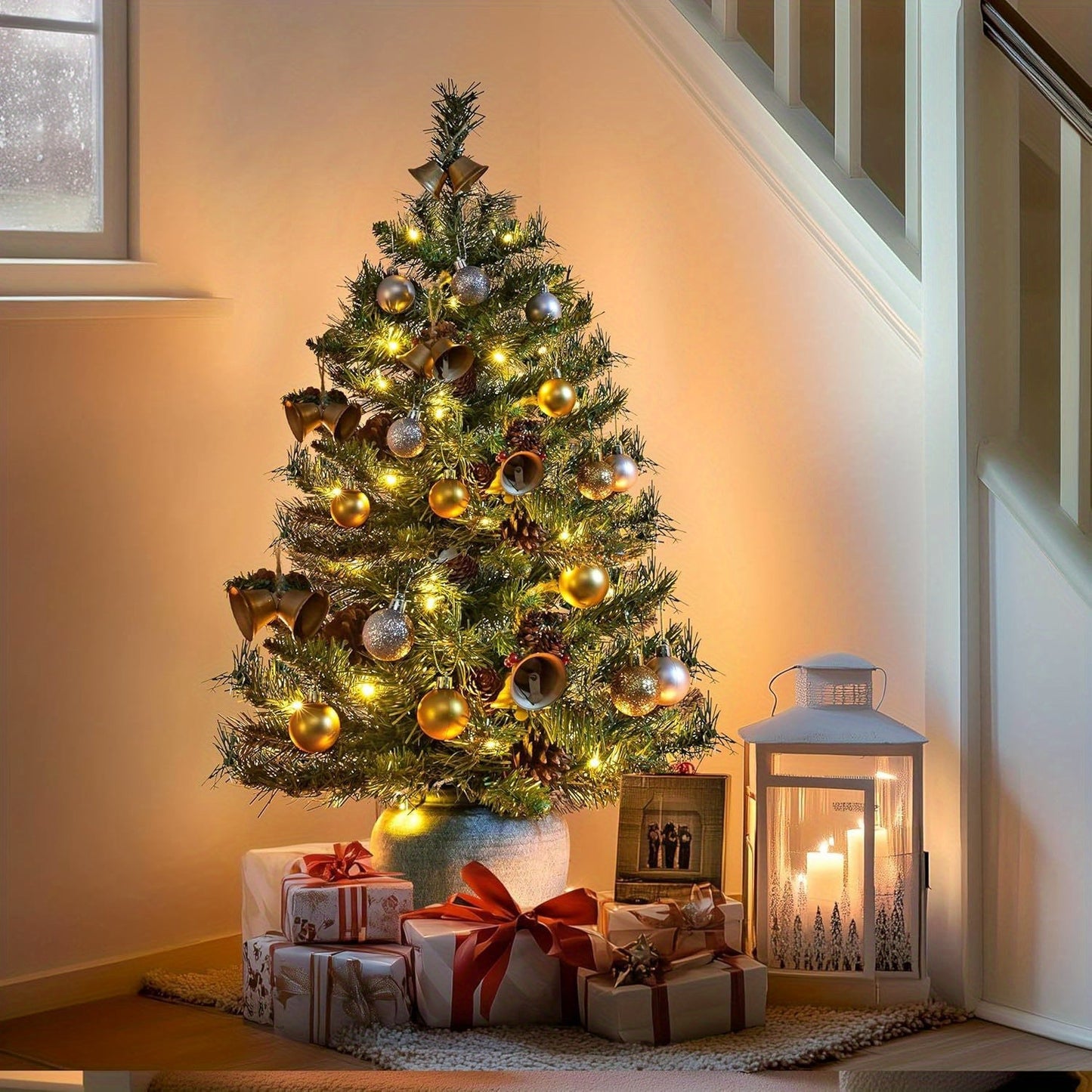 Pre-Lit Mini Tabletop Christmas Tree