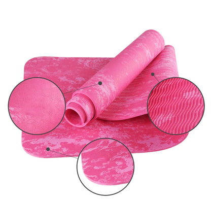 EVA Anti-Slip Camouflage Yoga Mat (Pink)