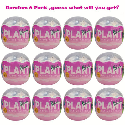 6-Pack Easter Plant Building Blocks Toys for Kids