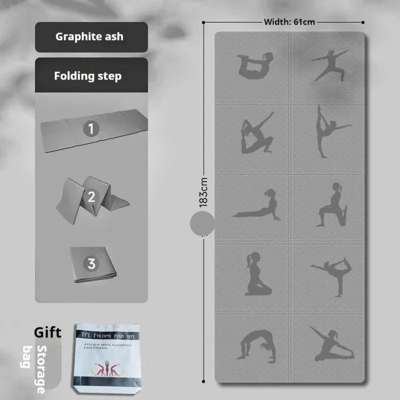Foldable Non-Slip Yoga Workout Mat
