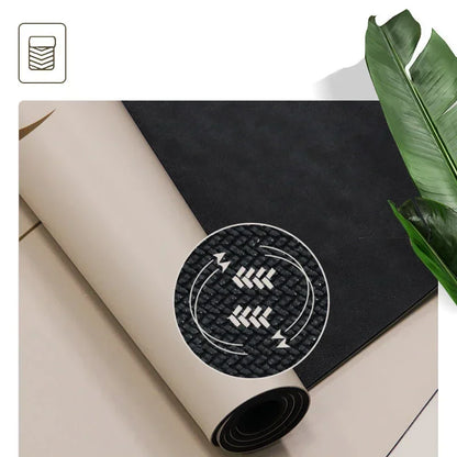 Natural Rubber PU Yoga Mat Non-Slip & Shock-Absorbing