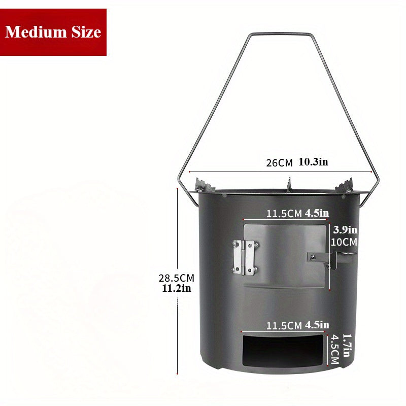 Outdoor Wood Stove for Camping and Cooking