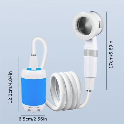 Portable Electric Camping Shower USB Rechargeable