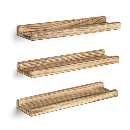 Tri-Level Wall Shelving Ensemble