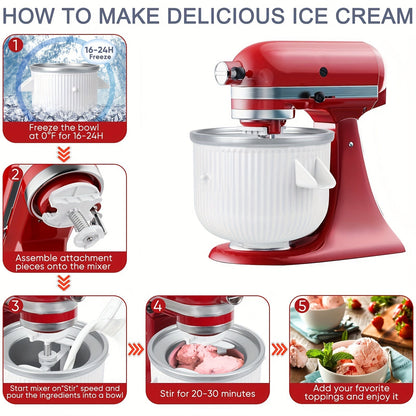 Ice Cream Attachment with Stand Mixers
