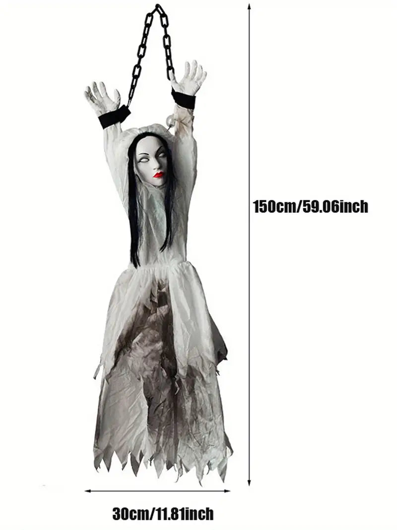 Electric Haunted Doll Display