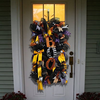 Halloween BOO Garland Pumpkin Haunted House