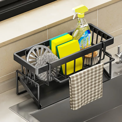 Kitchen Sink Organizer with Dishcloth Holder