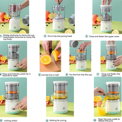 USB Rechargeable Electric Citrus Juicer