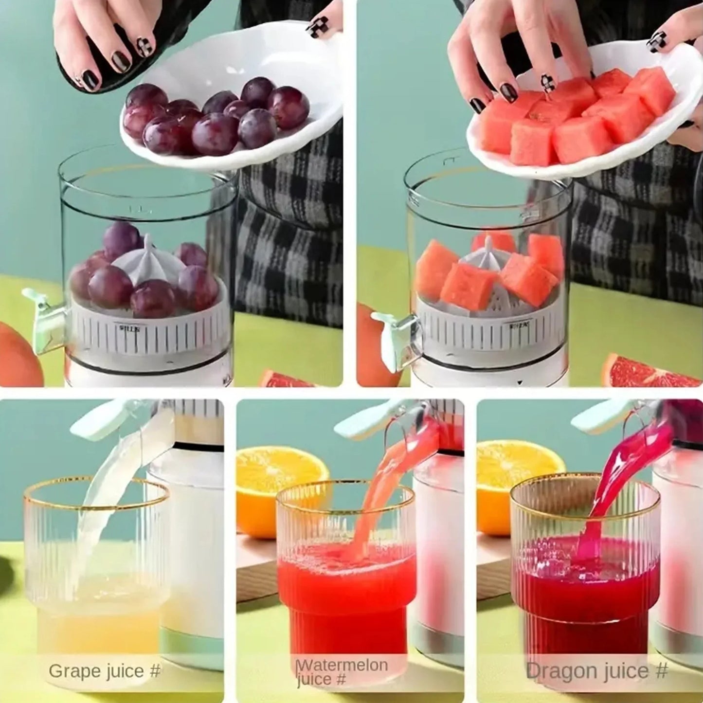 USB Rechargeable Electric Citrus Juicer