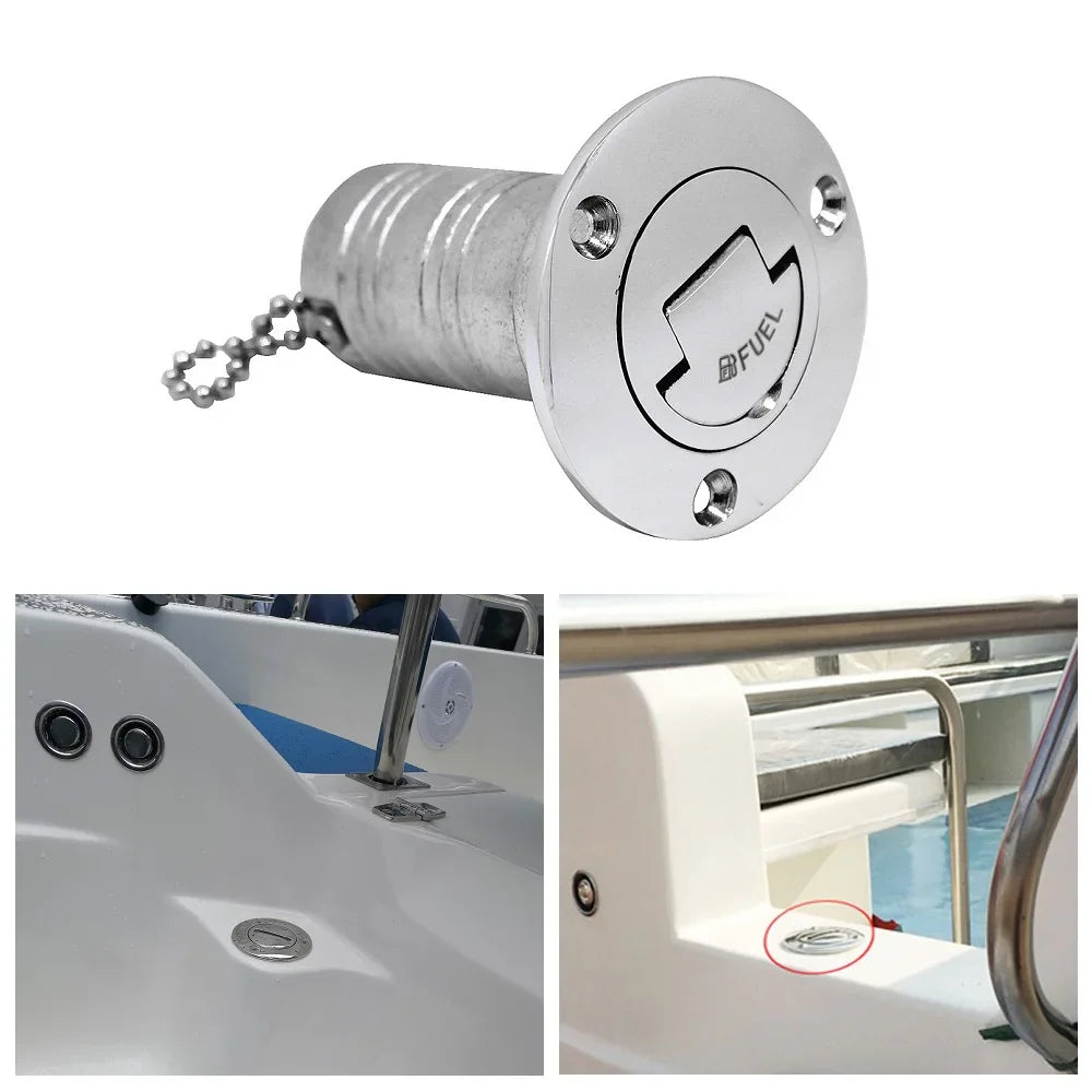 316 Stainless Steel Boat Fuel Filler – 38mm