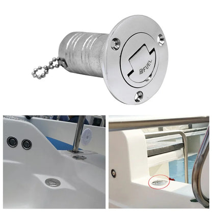 316 Stainless Steel Boat Fuel Filler – 38mm