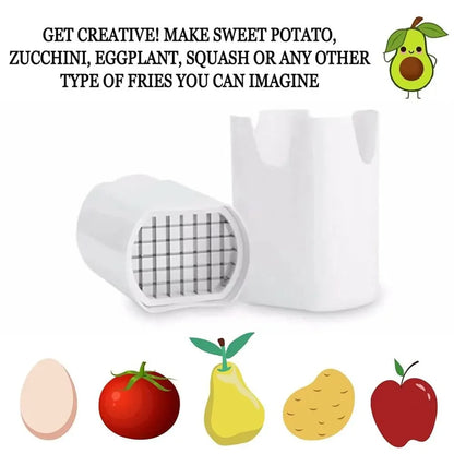 1PCS French Fry Cutter – Rapid Slicer & Veggie Chopper