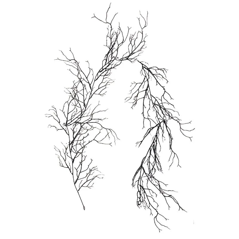 Halloween Black Dead Cane Simulation Plant