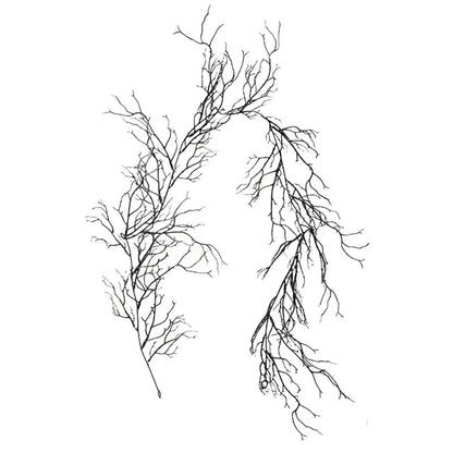 Halloween Black Dead Cane Simulation Plant