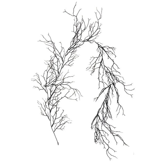 Halloween Black Dead Cane Simulation Plant