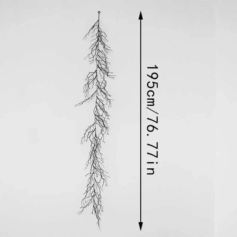 Halloween Black Dead Cane Simulation Plant