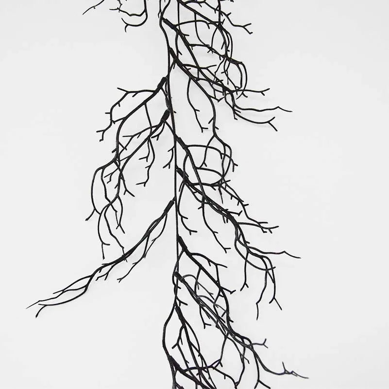 Halloween Black Dead Cane Simulation Plant