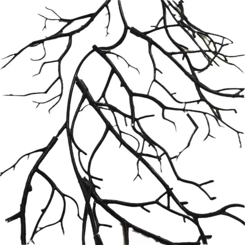 Halloween Black Dead Cane Simulation Plant