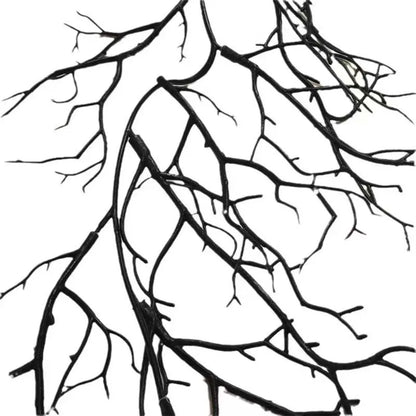 Halloween Black Dead Cane Simulation Plant