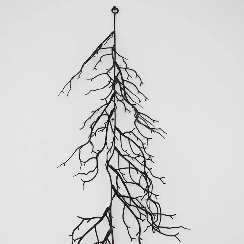 Halloween Black Dead Cane Simulation Plant