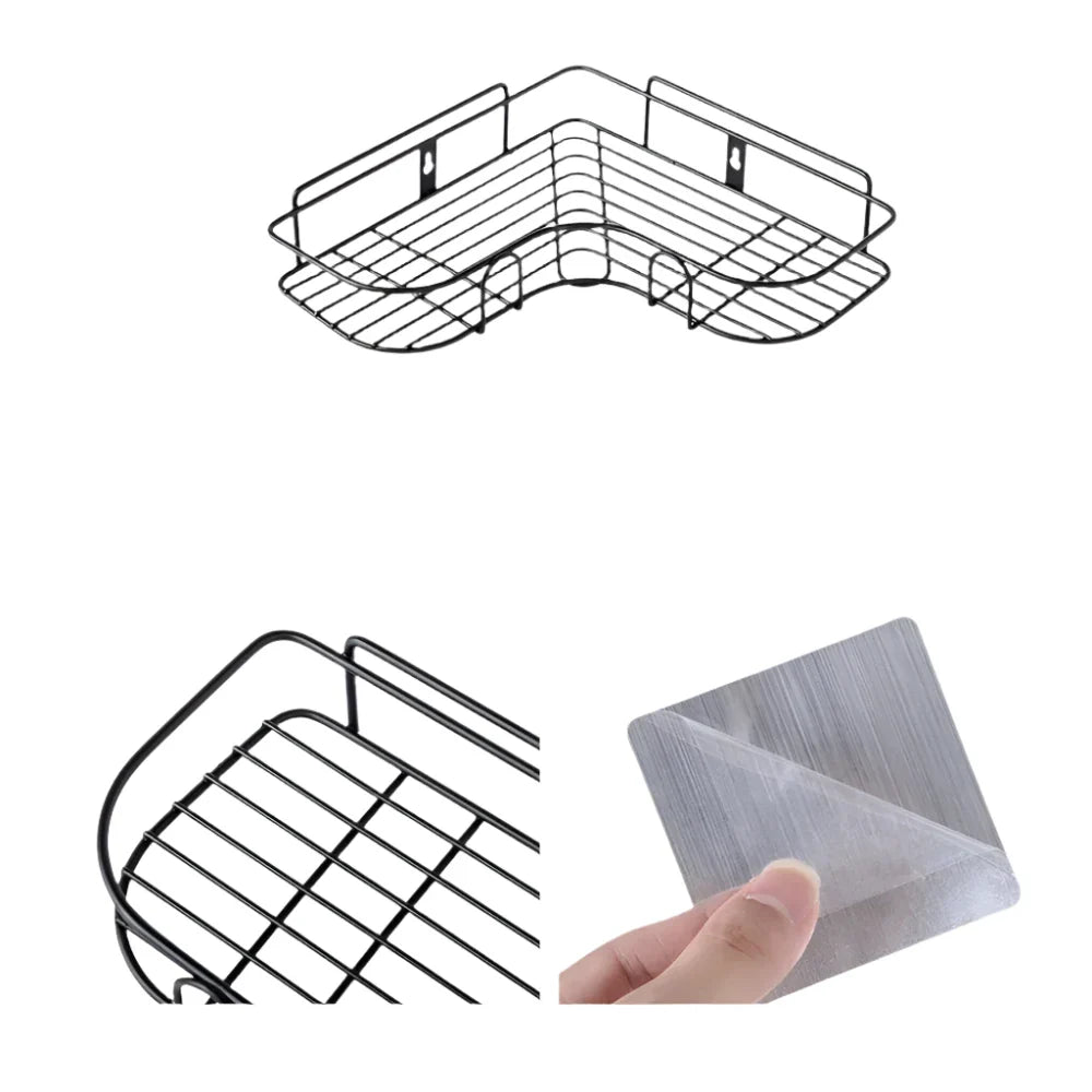 Non-Perforated Triangle Bathroom Shelf