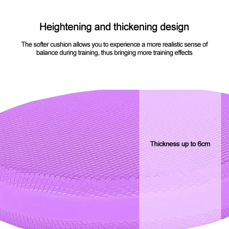 Oval Non-Slip Yoga Balance Cushion Mat