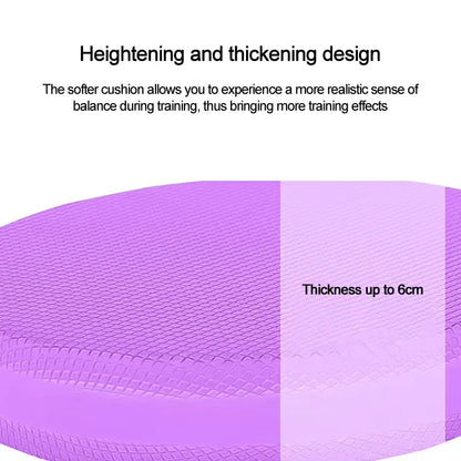 Oval Non-Slip Yoga Balance Cushion Mat