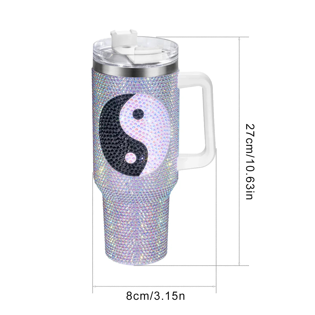 Stainless Steel Insulated Cup with Straw Lid