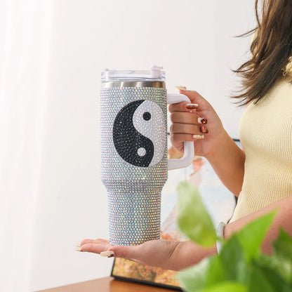 Stainless Steel Insulated Cup with Straw Lid
