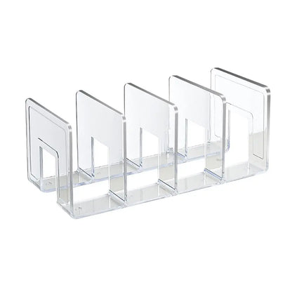 4 Tier Acrylic Desk Organizer Book Stand
