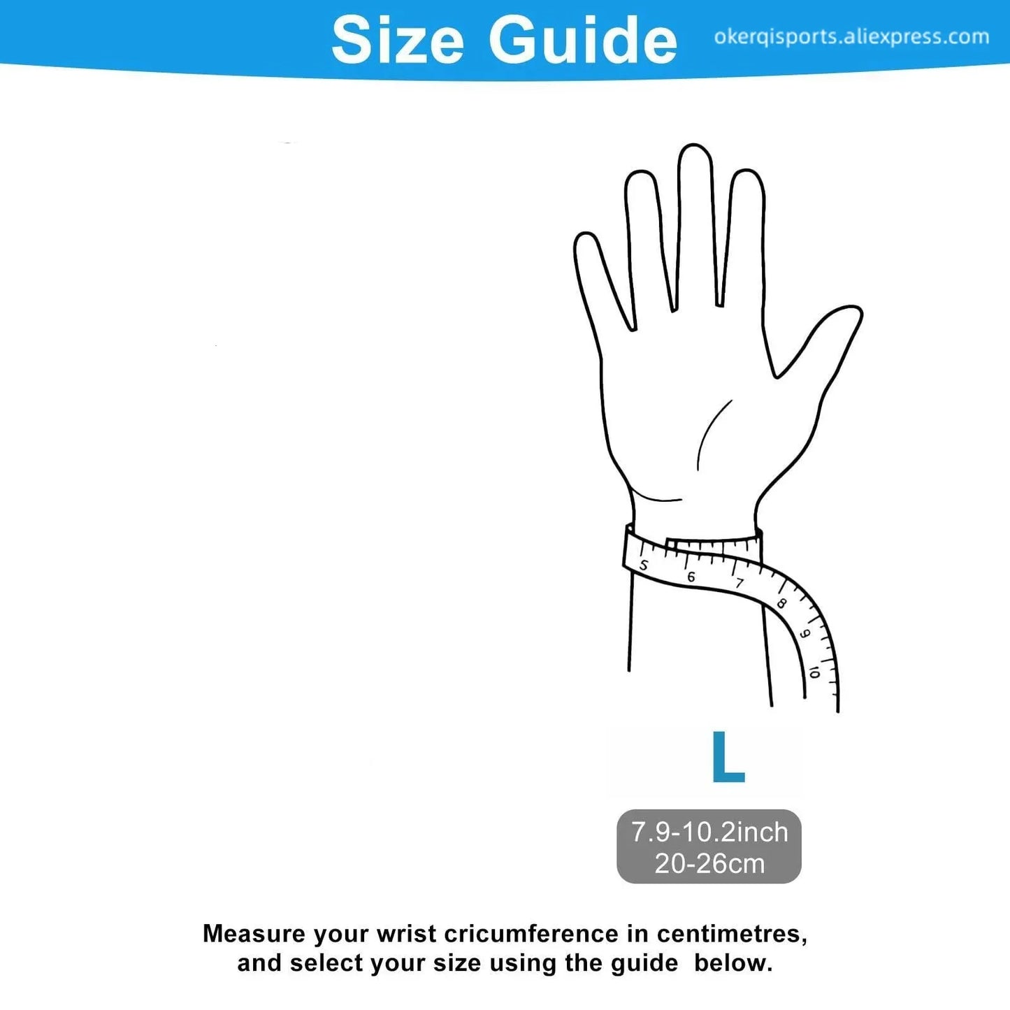 Adjustable Wrist Support Brace 1Pc Wristband L, Black