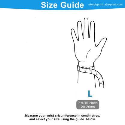 Adjustable Wrist Support Brace 1Pc Wristband L, Black