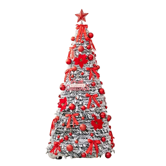 Foldable Flocked Christmas Tree