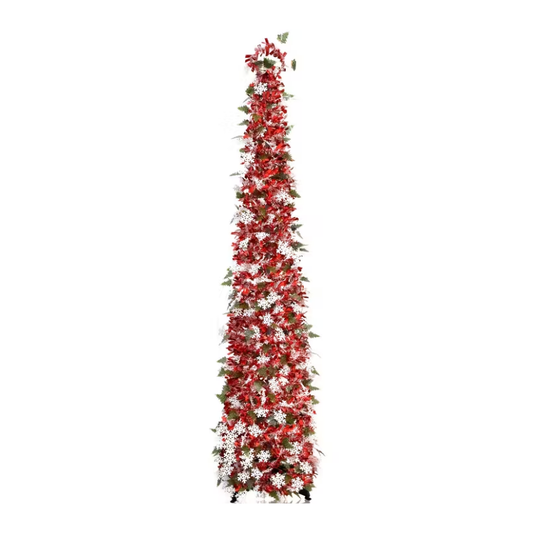 Red White Pop-Up Christmas Tree