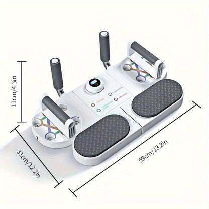 Push-Up Bar with Bands & Timer
