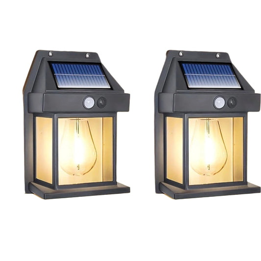 Solar Motion Sensor LED Lights, Wireless Outdoor Security